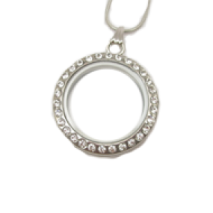 Hanger Locket zilver rond